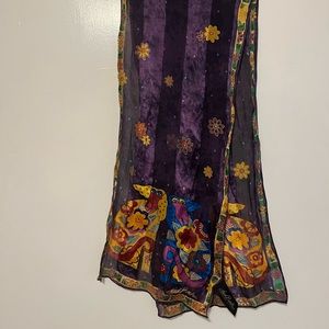 Laurel Burch silk scarf